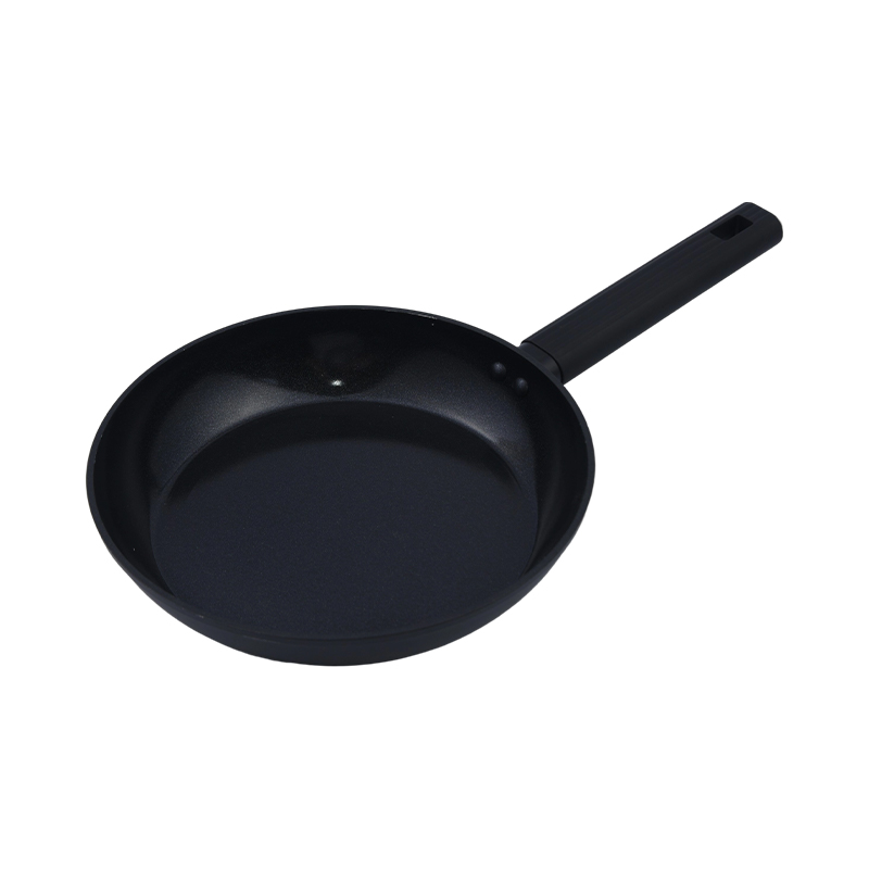 Pan Fry Alúmanam Brionnaithe Le Ceirmeacha Dubh