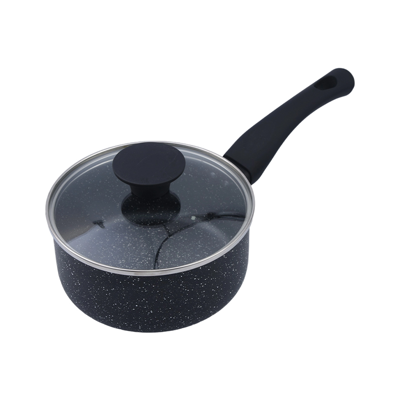 Anlann Alúmanam brúite Pan Black Marble