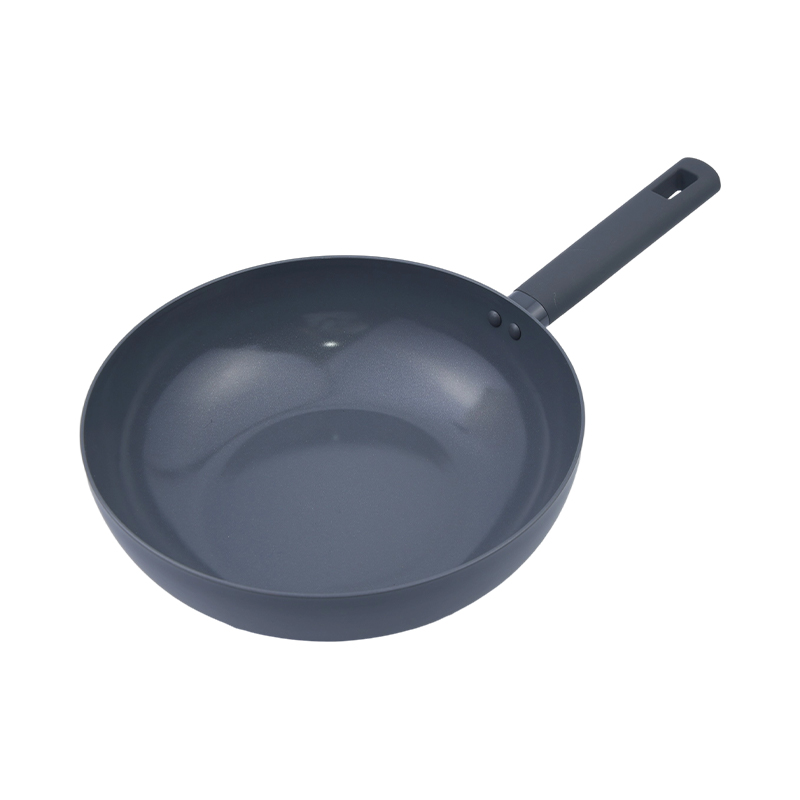 Brúite Alúmanam Wok Marmar Dubh